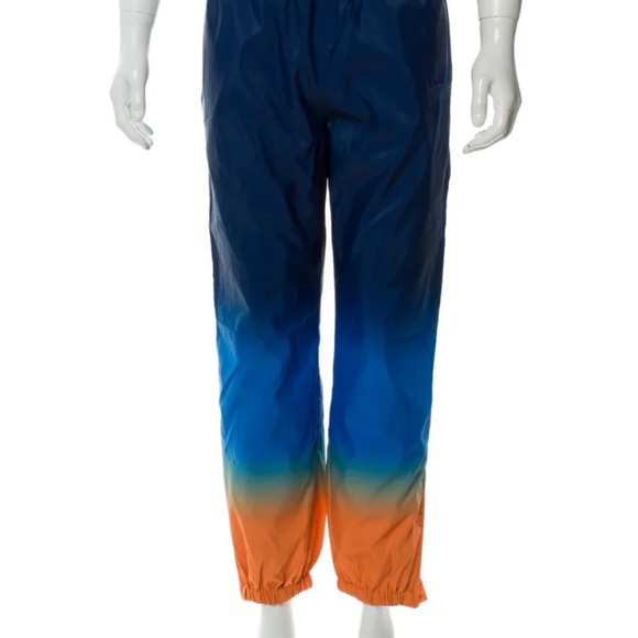 Supreme Gradient Hombre sweat pants fade Blue to Orange Men's Unisex Large NWT - Picture 3 of 3